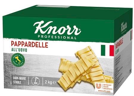 Pappardelle All'uovo (Szeroka wstążka, makaron jajeczny) Knorr Professional 2 kg - 